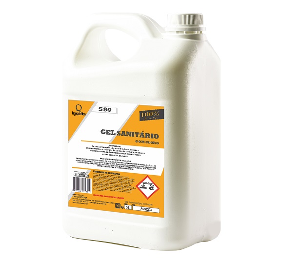 LQ-599 GELSAN P Gel Sanitario com cloro 5 LT